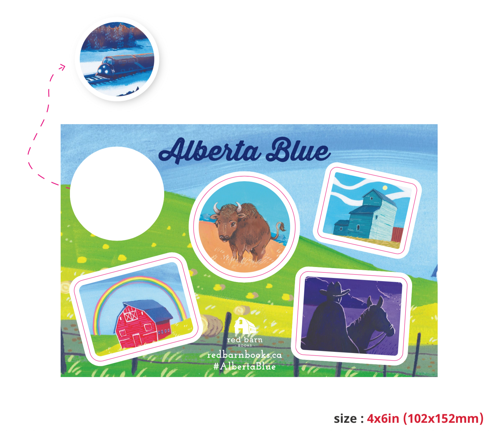 Alberta Blue - Baby Board Book – Red Barn Books Inc.